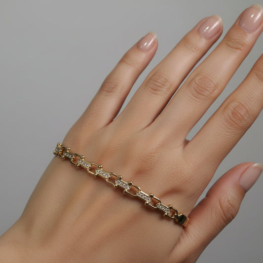 U-Link Openable Diamond Bracelet