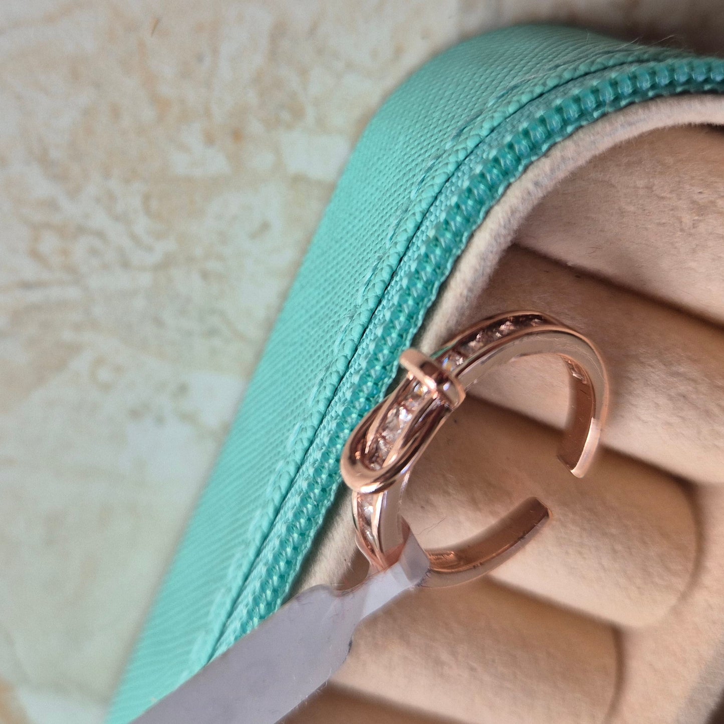 Belt Diamond Rose Gold Ring
