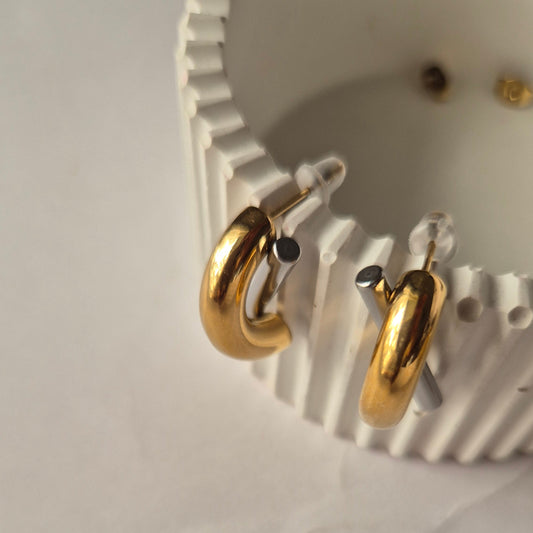 Dual Moon Earring