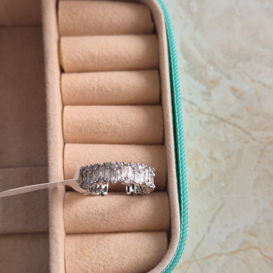 Brakets Diamond Adjustable Ring