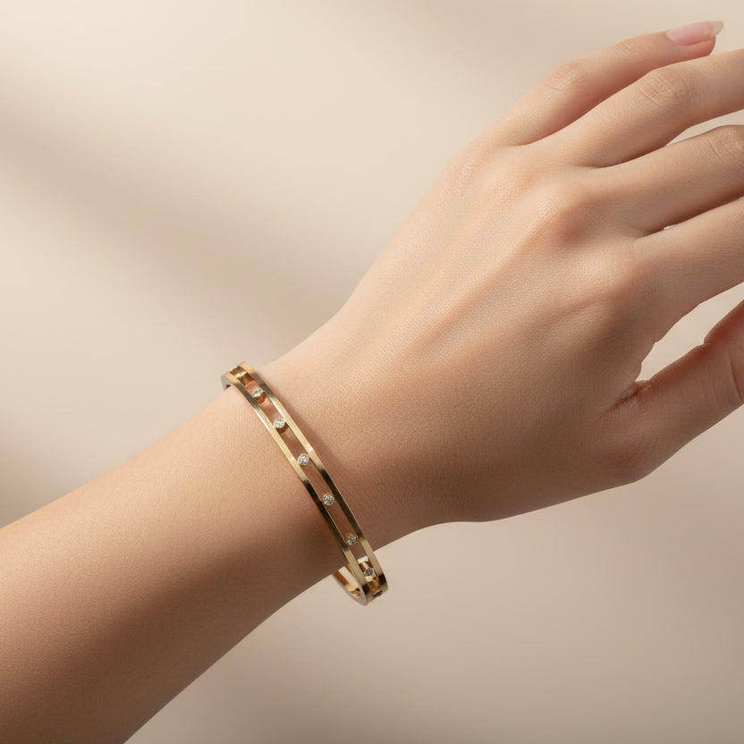 Openable Diamond Bracelet