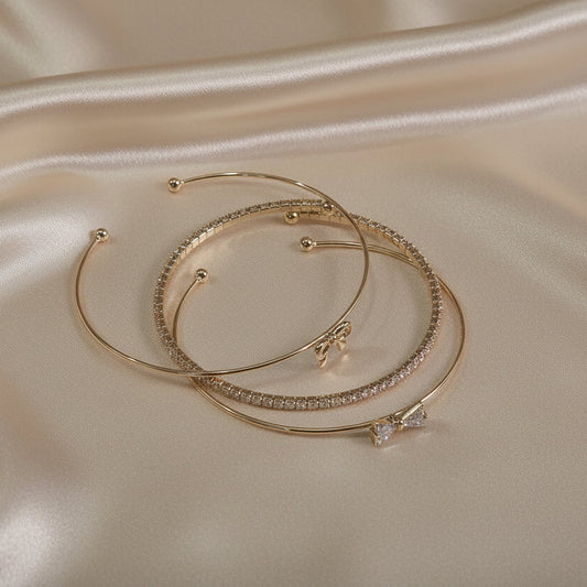 Trinity Bow Diamond Bracelet
