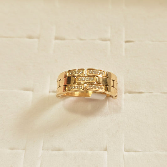 Diamond Broad Ring