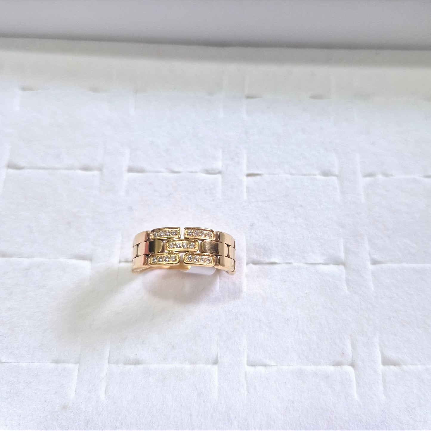 Diamond Broad Ring