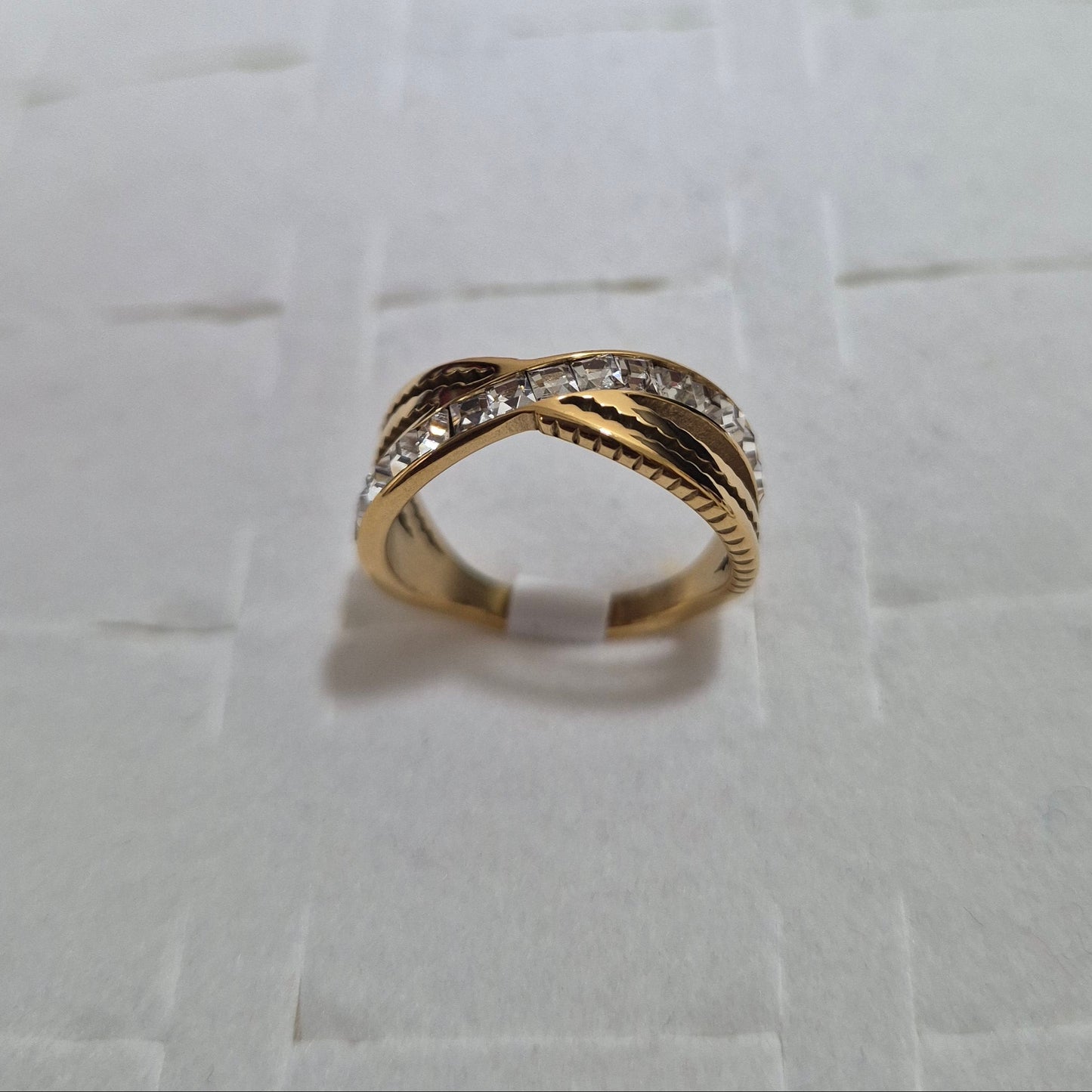 Cross Diamond Ring