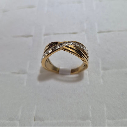 Cross Diamond Ring