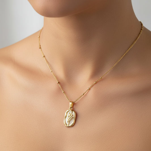 Rose MOP pendant