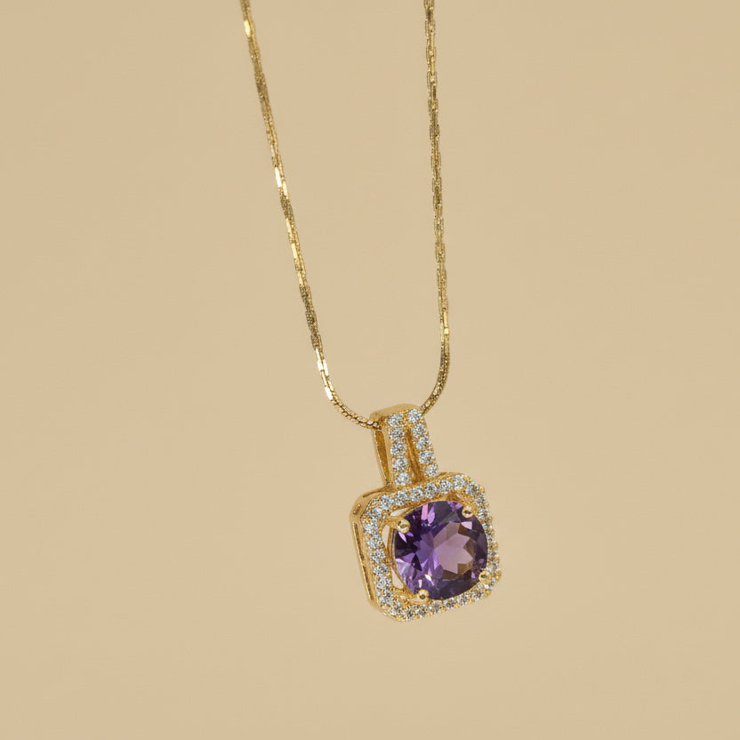 Amethyst Stone Necklace