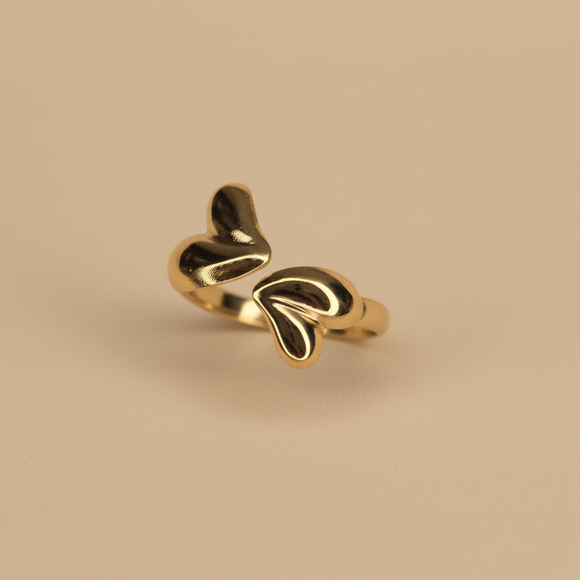 Adjustable Heart Ring