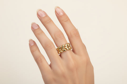 Adjustable Leaf ring