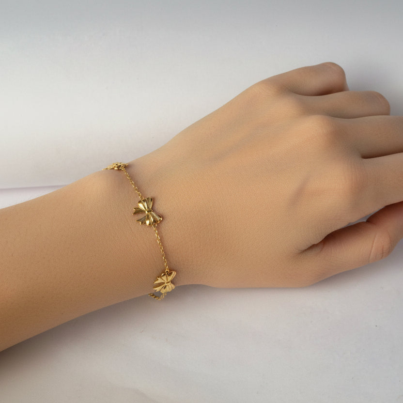 Bow Loose Gold Bracelet
