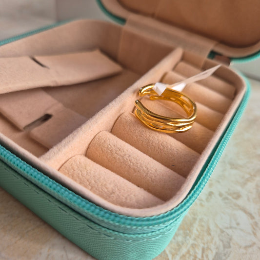 3 Line Gold Ring