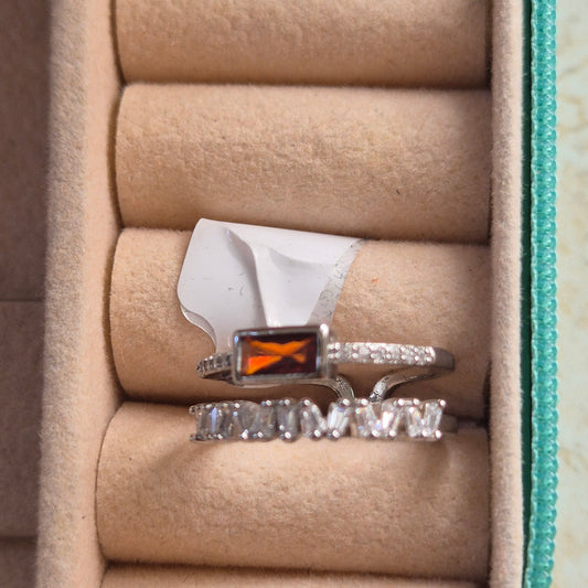 Orange Stone Ring