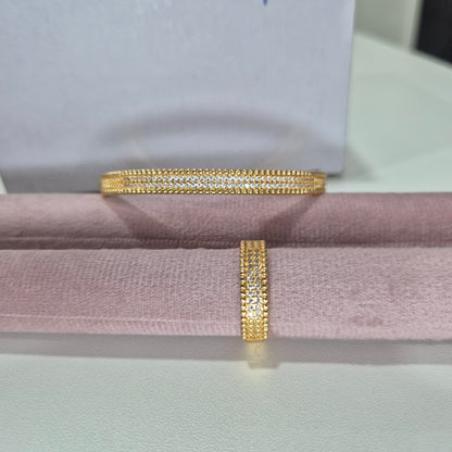 Diamond Bracelet Ring Combo