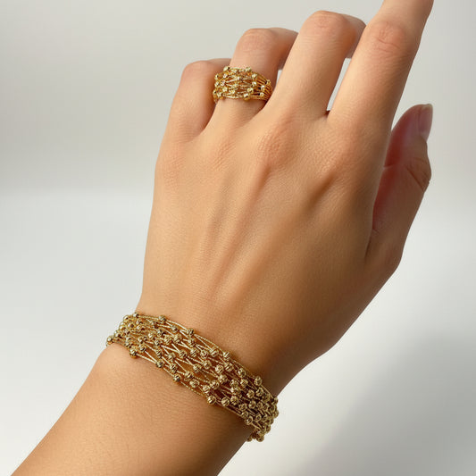 Layered Beaded Bracelet Combo