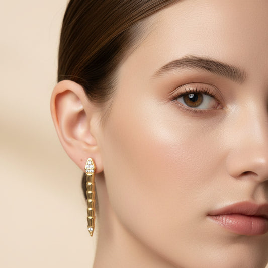 Cone Line Earrings