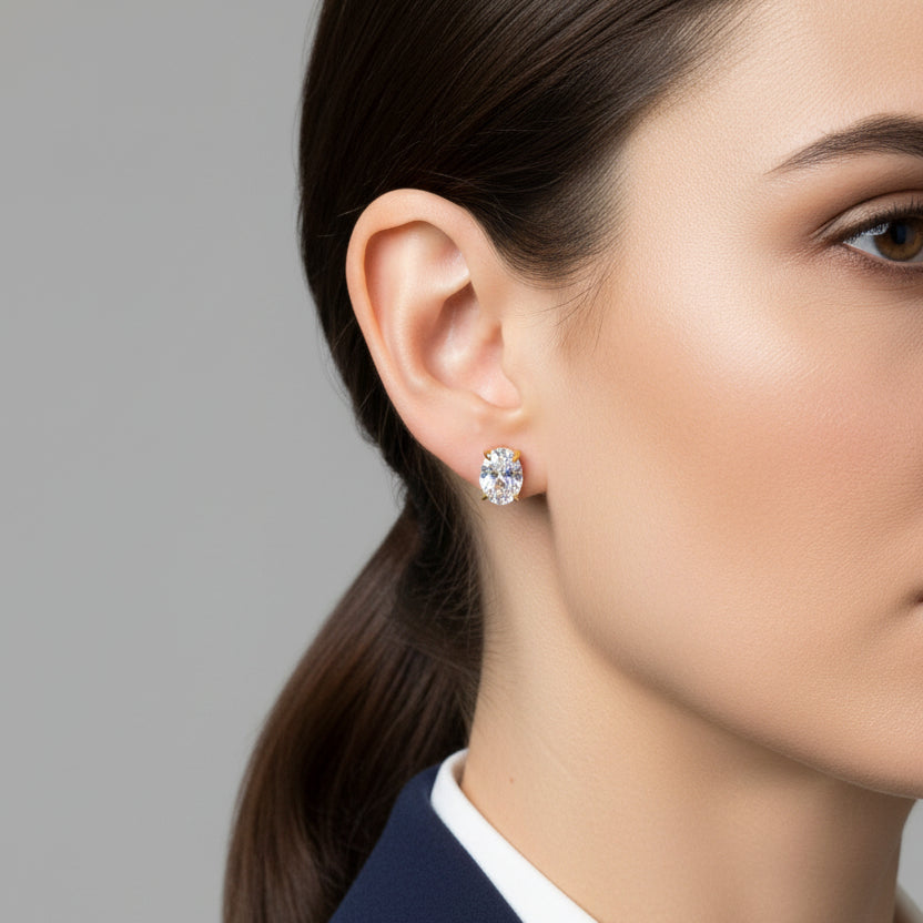 Oval Stud