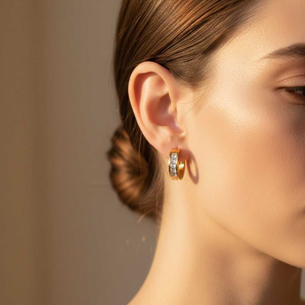Gold Hoop earrings